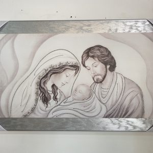 Quadro sacra famiglia moderno