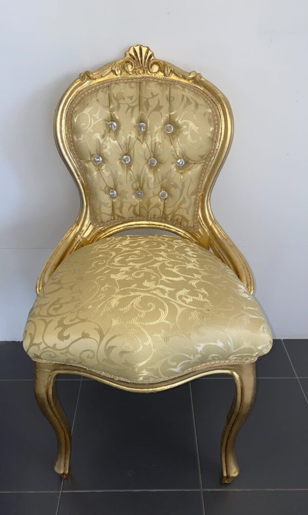 Sedia classica oro chiaro