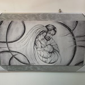 Quadro sacra famiglia moderno