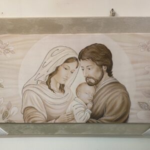 Quadro sacra famiglia moderno