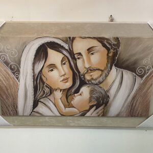 Quadro sacra famiglia moderno