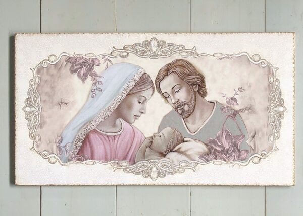 Quadro sacra famiglia classico